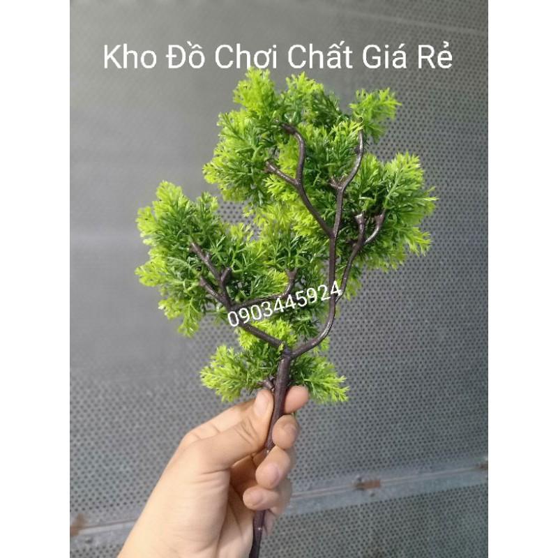Cành Tùng Giả làm cây dài 40cm-Cây Giả
