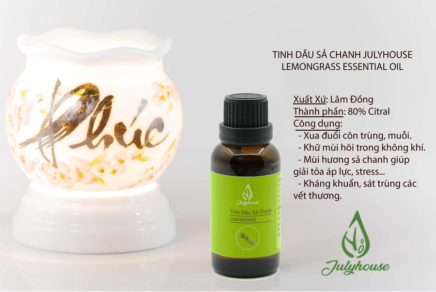 Tinh dầu sả chanh Julyhouse 10ml