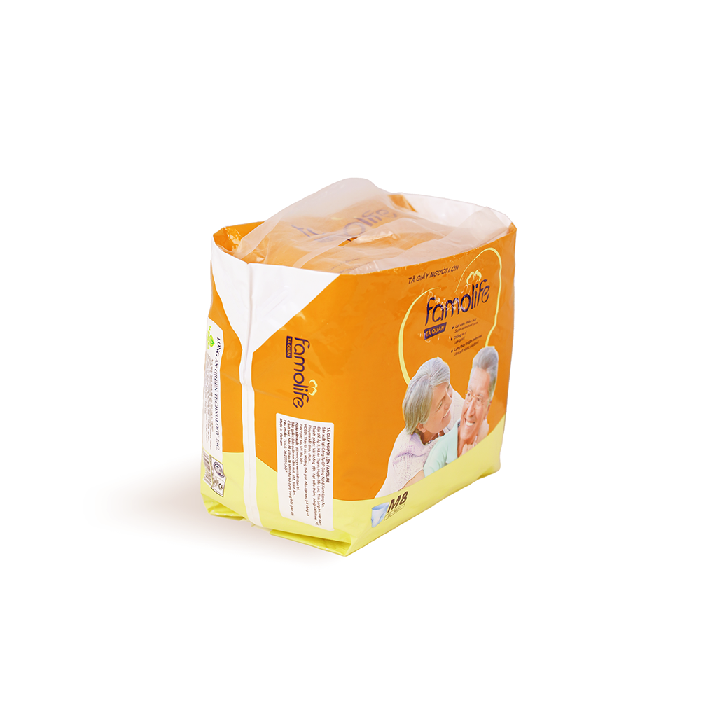 COMBO 3 Tã quần người già FAMOLIFE Cao Cấp mềm mại, thấm hút, chuẩn chất lượng Châu Âu