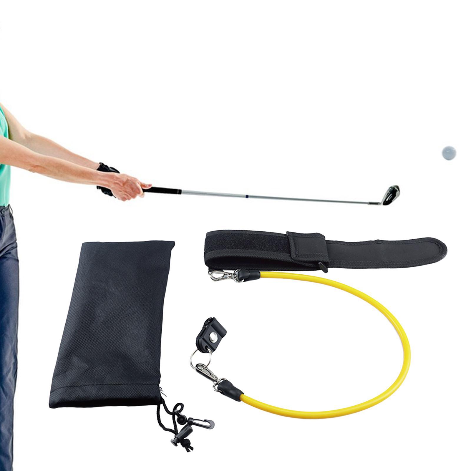 Golf Swing Tension Belt Elastic Cord and Arm Strap for Woman Men Training Tool Comfortable to Wear