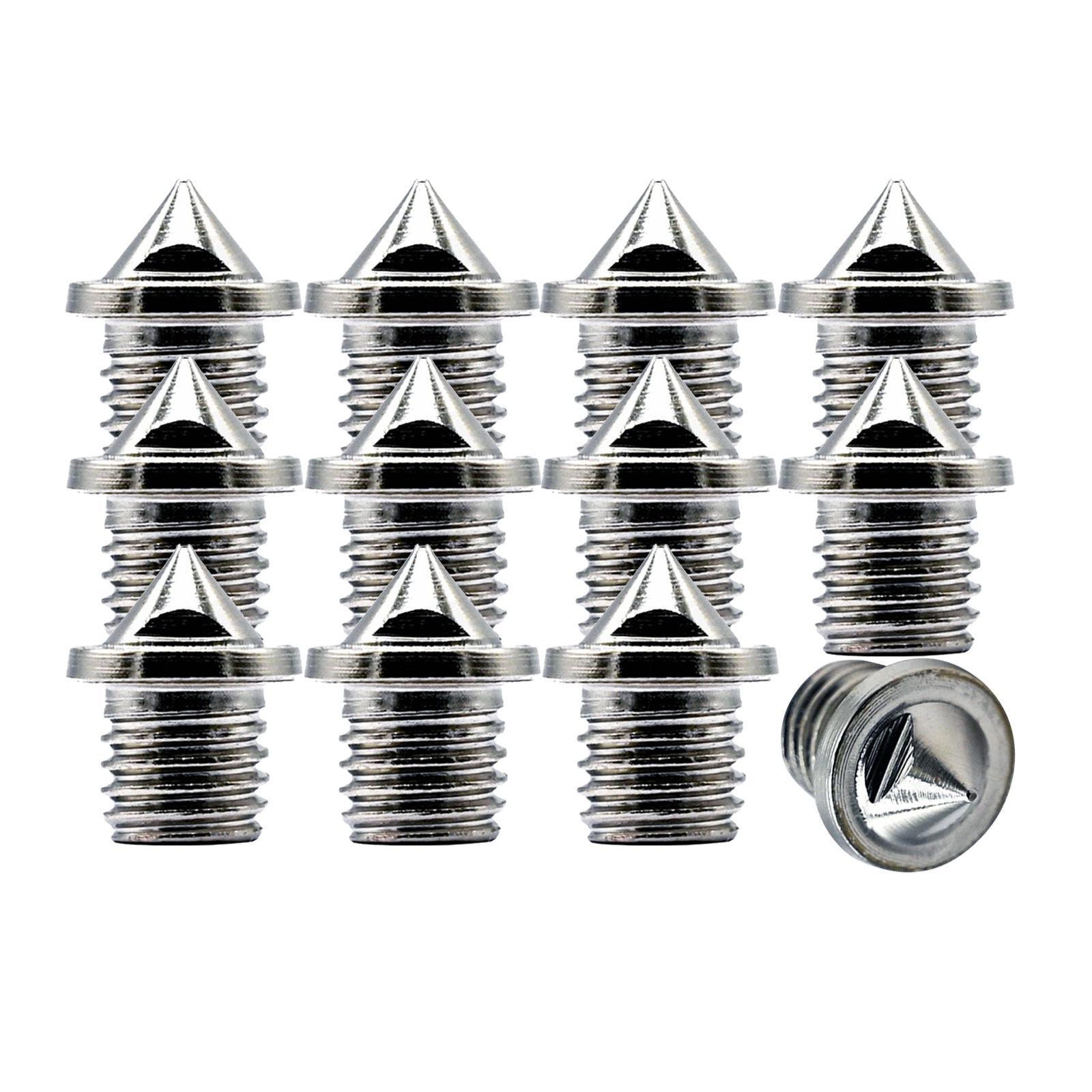 12x Track Spikes Sturdy Replacement Spikes for Running High Jump Backpacking