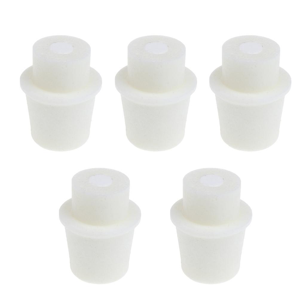 10x Silicone Flask Bottle Stopper Plug Cone Sealed Cover Cap 24-28mm&27-31mm