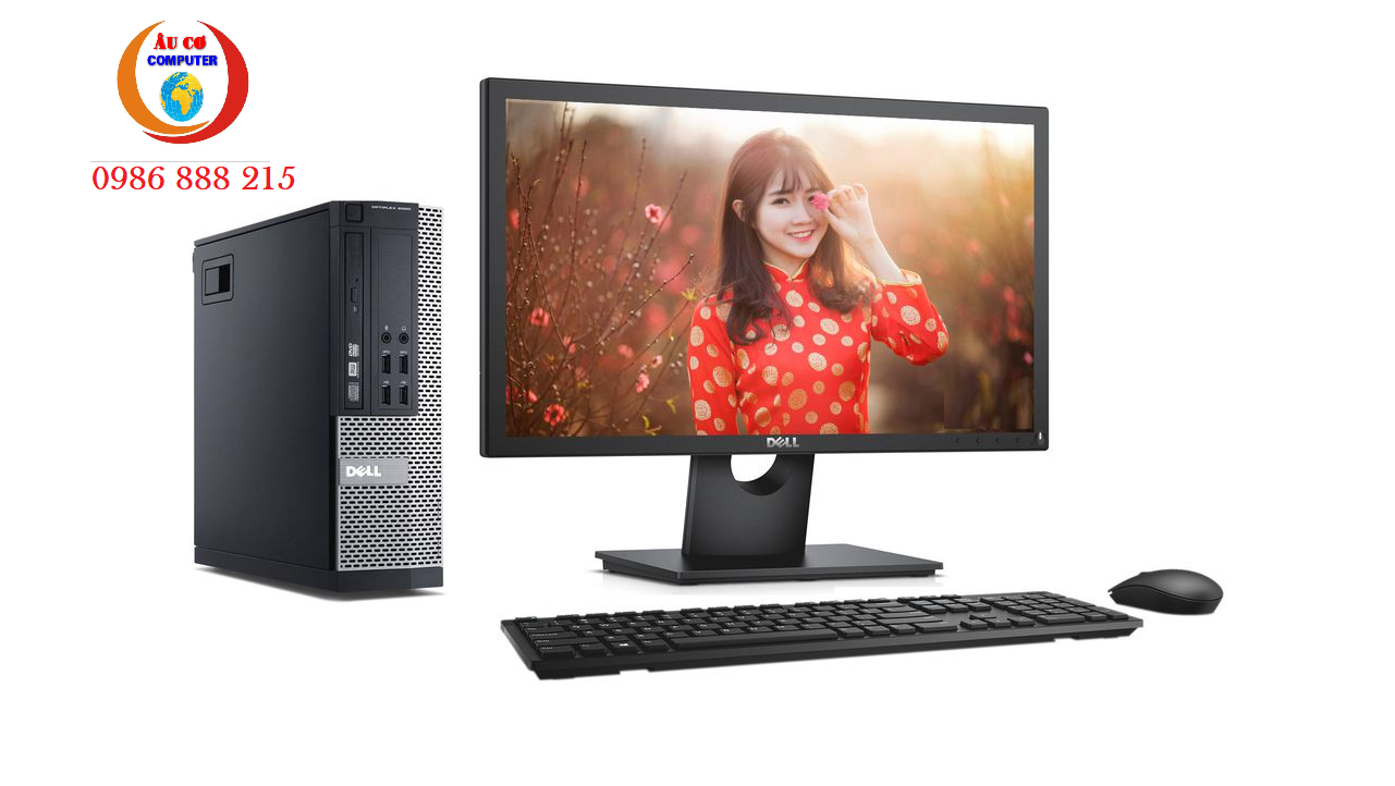 [XẢ KHO] Bộ máy Dell optiplex và màn hình Dell 19 inch dùng cho công nhân / văn phòng/ bán hàng - Hàng chính hãng