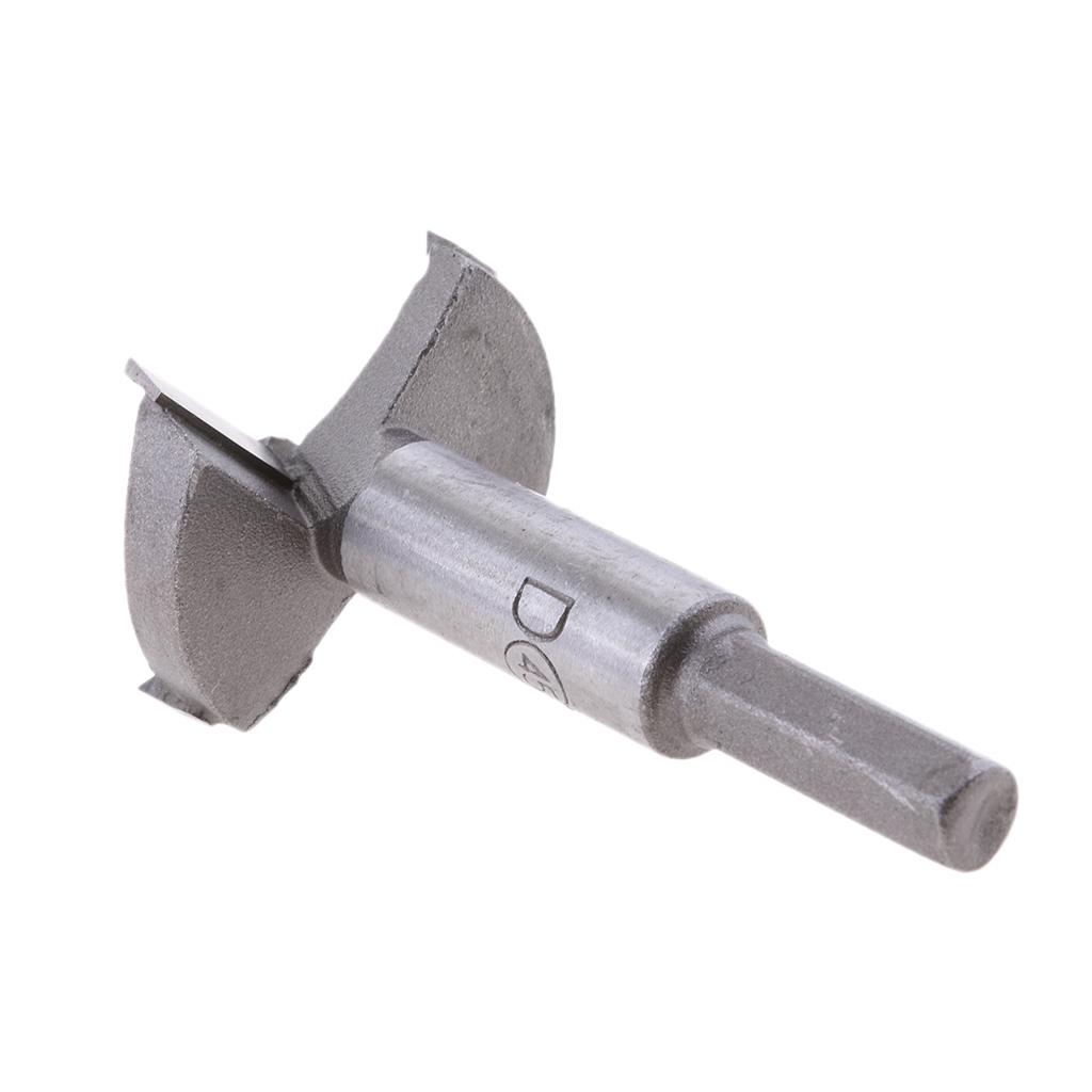 Woodworking Forstner Drill Bits Sets,2 PCS Wood Boring Hole Drilling with Round Shank 40mm 45mm