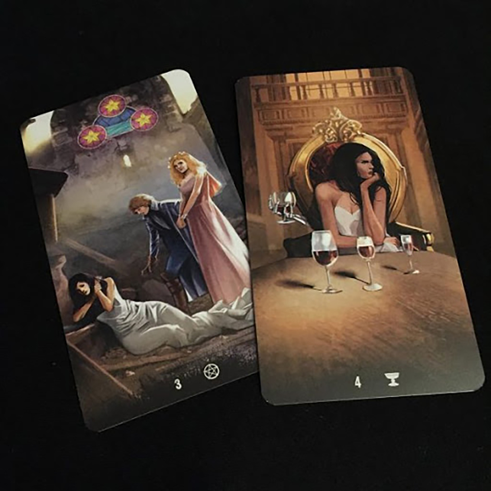 Bài Tarot Of Haunted House Đá Thanh Tẩy