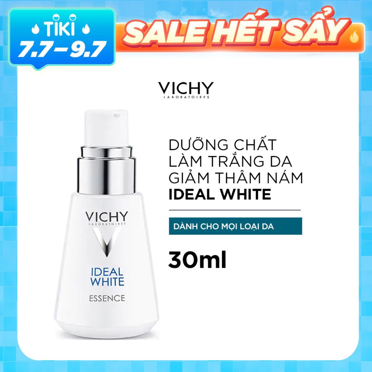 Tinh Chất Dưỡng Trắng Sâu 7 Tác Dụng Vichy Ideal White Meta Whitening Essence - 100854585 (30ml)