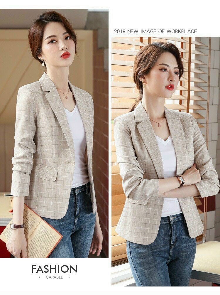 Áo khoác vest blazer nữ phong cách Hàn Quốc Hati store