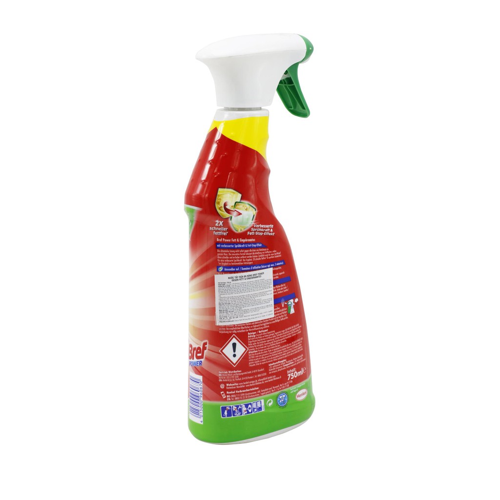 Tẩy rửa đa năng Bref Power Fett & Eingebranntes 750ml