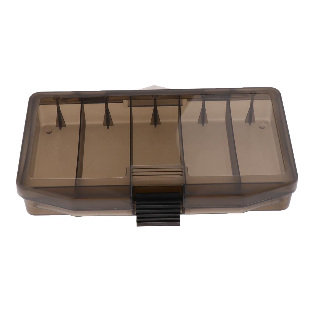 Fishing Gear Lures Hooks Box Anti-UV Accessories Tackle Buckle Cases With 5 Compartments
