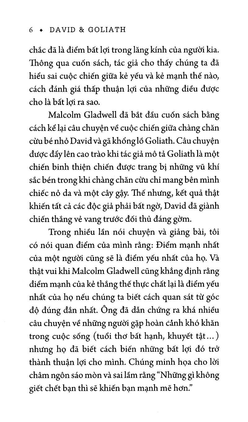 Sách - David Và Goliath - Cuộc Đối Đầu Kinh Điển Và Nghệ Thuật Chiến Thắng Những Gã Khổng Lồ (Tái Bản 2024)