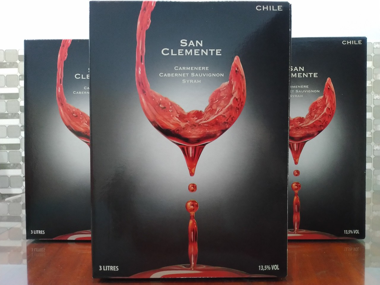 Rượu Vang Bịch Chile San Clemente 3L Nhập Khẩu
