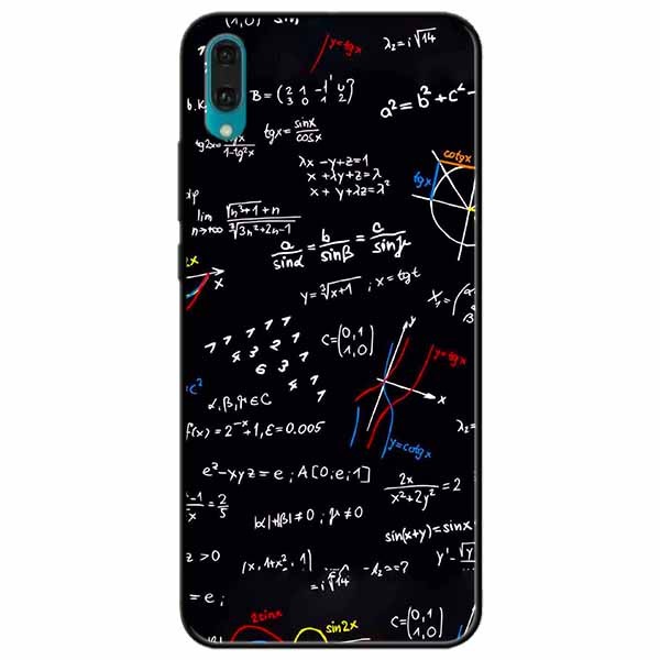 Ốp lưng in cho Huawei Y7 Pro 2019 Mẫu Toán Học 2