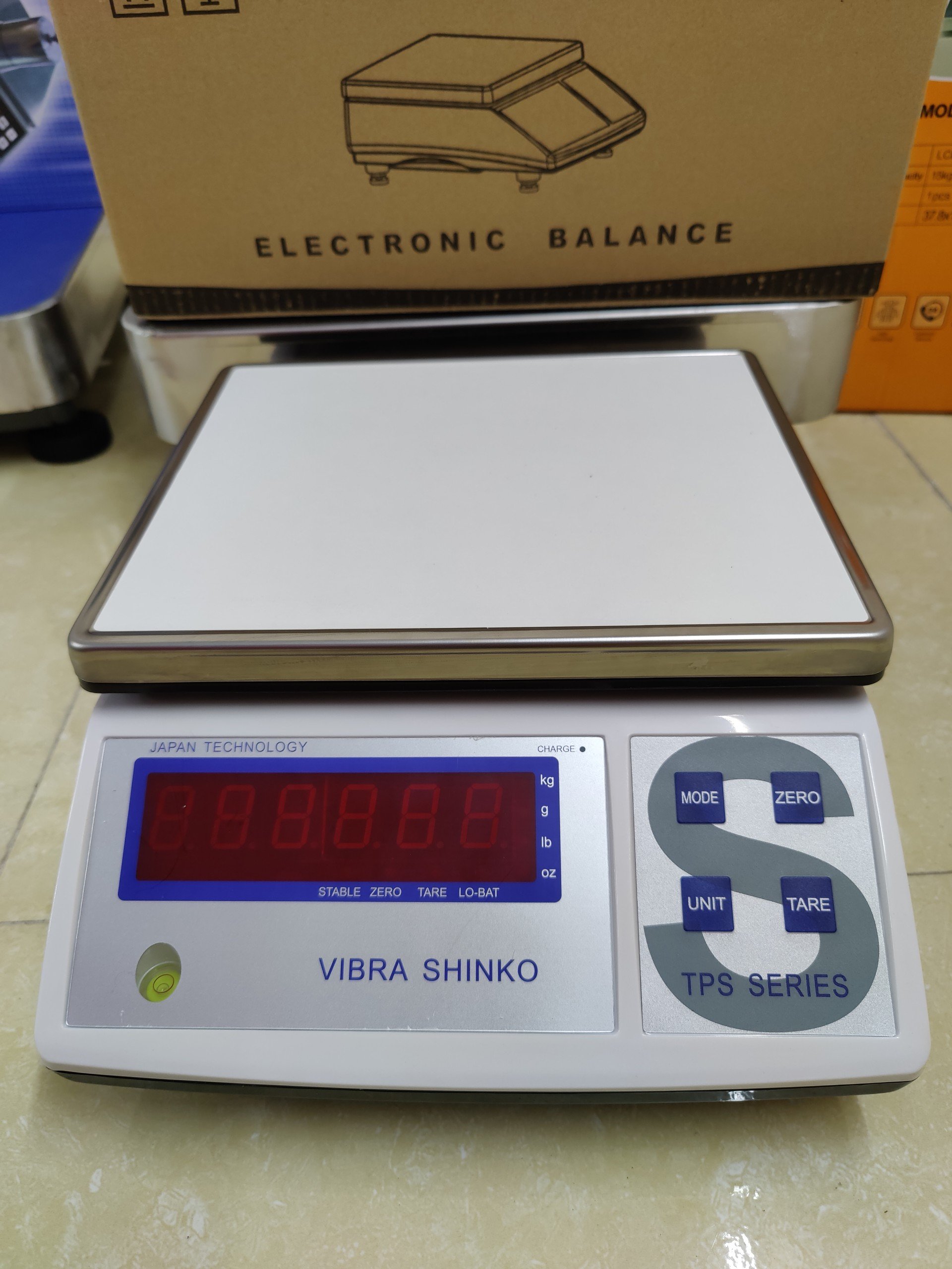 CÂN ĐIỆN TỬ CAO CẤP NHẬT BẢN VIBRA SHINKO 3kg 6kg 15kg 30kg TPS