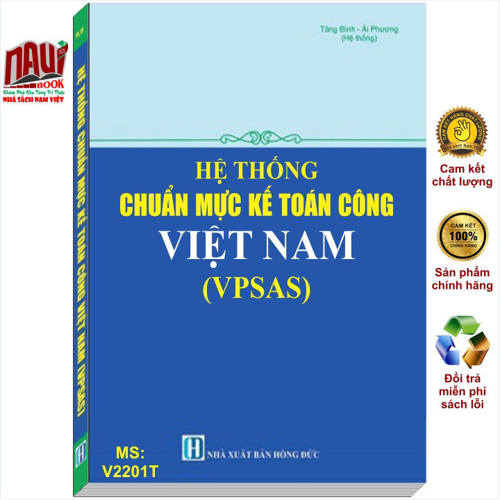 Sách Hệ Thống Chuẩn Mực Kế Toán Công Việt Nam - VPSAS - V2201T