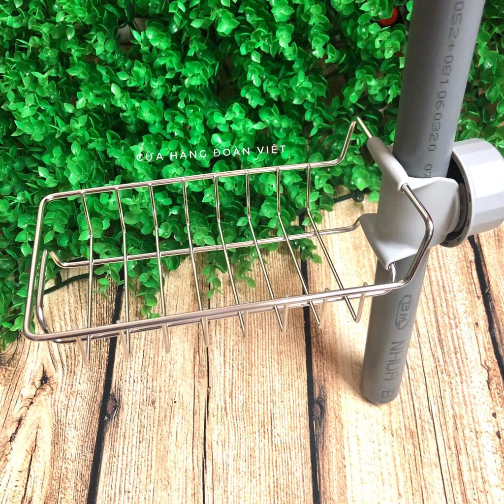Kệ Inox - Giá Treo Vòi Để Đồ Rửa Chén