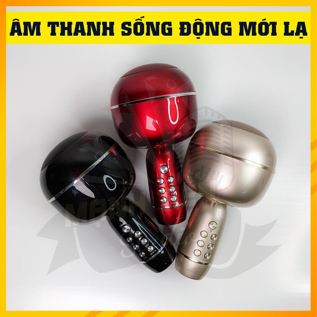 Mic karaoke kèm loa bluetooth YS - 09 MICRO không dây hiệu ứng hay âm thanh chuẩn mic hút siêu phẩm mới 2021 bh 12 tháng