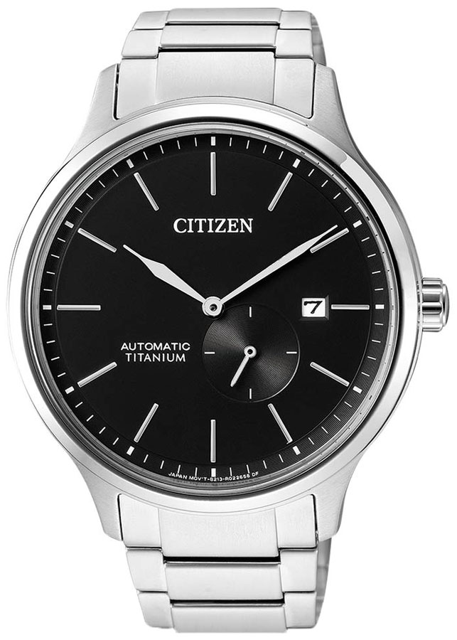 Đồng Hồ Nam Citizen Dây Titanium NJ0090-81E - Mặt Đen (Sapphire)