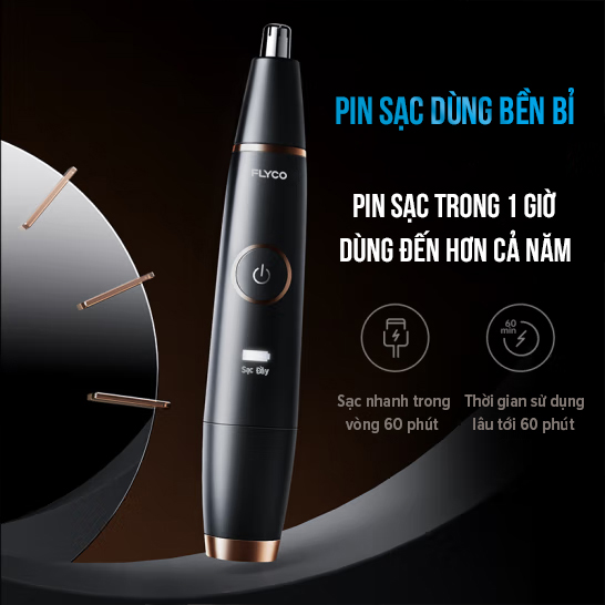 Máy Cắt Tỉa Lông Mũi FS5600VN Kháng Nước IPX7 Đầu Cạo 3D Sạc Nhanh 1 Giờ - Hàng chính hãng