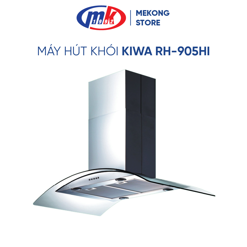 Máy Hút Mùi Đảo Kính Cong Kiwa RH-905HI Hàng Chính Hãng