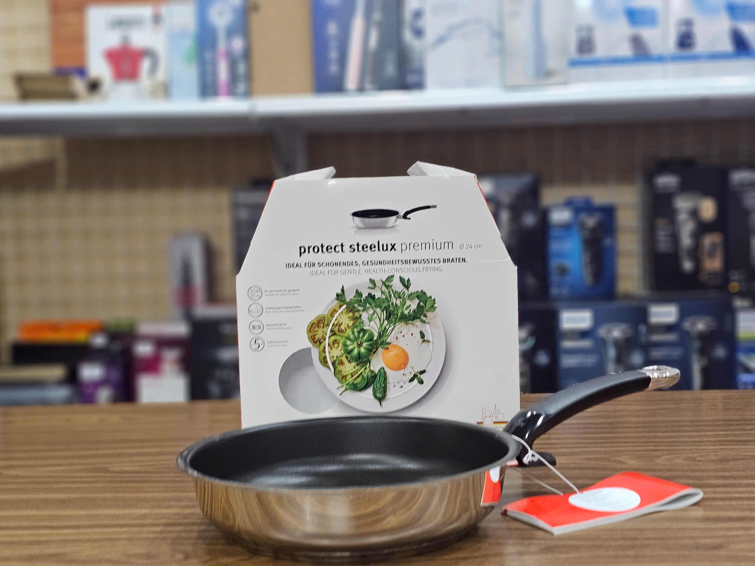 CHẢO FISSLER PROTECT STEELUX PREMIUM 24CM Hàng chính hãng