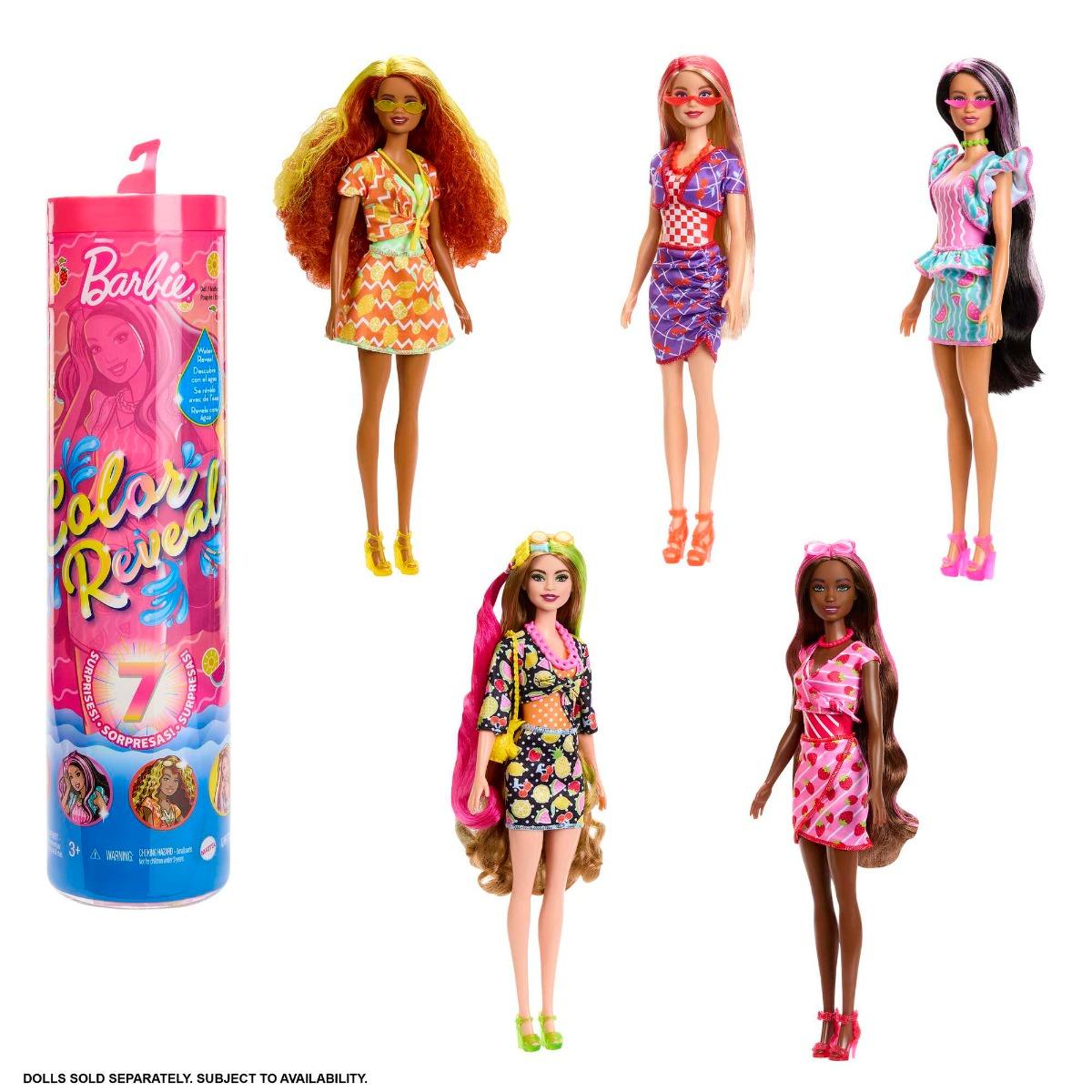 Đồ Chơi BARBIE Búp Bê Barbie Đổi Màu - Phiên Bản Thời Trang Trái Cây HJX49