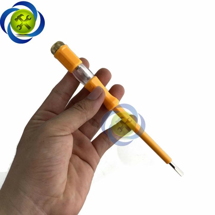 Bút thử điện Tolsen 38115 dài 190mm màu vàng