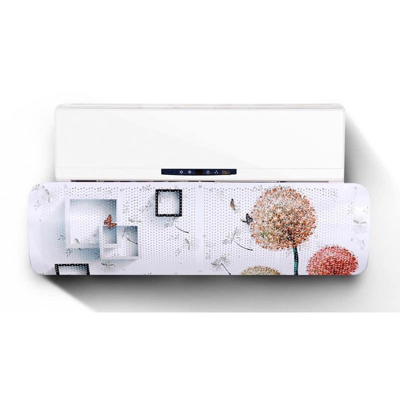 Tấm nhựa dẻo cap cấp in hình 3D chuyển hướng gió điều hòa, máy lạnh chống phả thẳng vào mặt, an toàn cho gia đình có trẻ em và người già, dễ lắp đặt