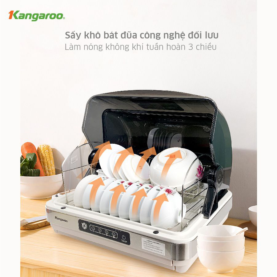 Máy sấy chén (bát) tiệt trùng Kangaroo KG45DUV (315W) - Hàng chính hãng