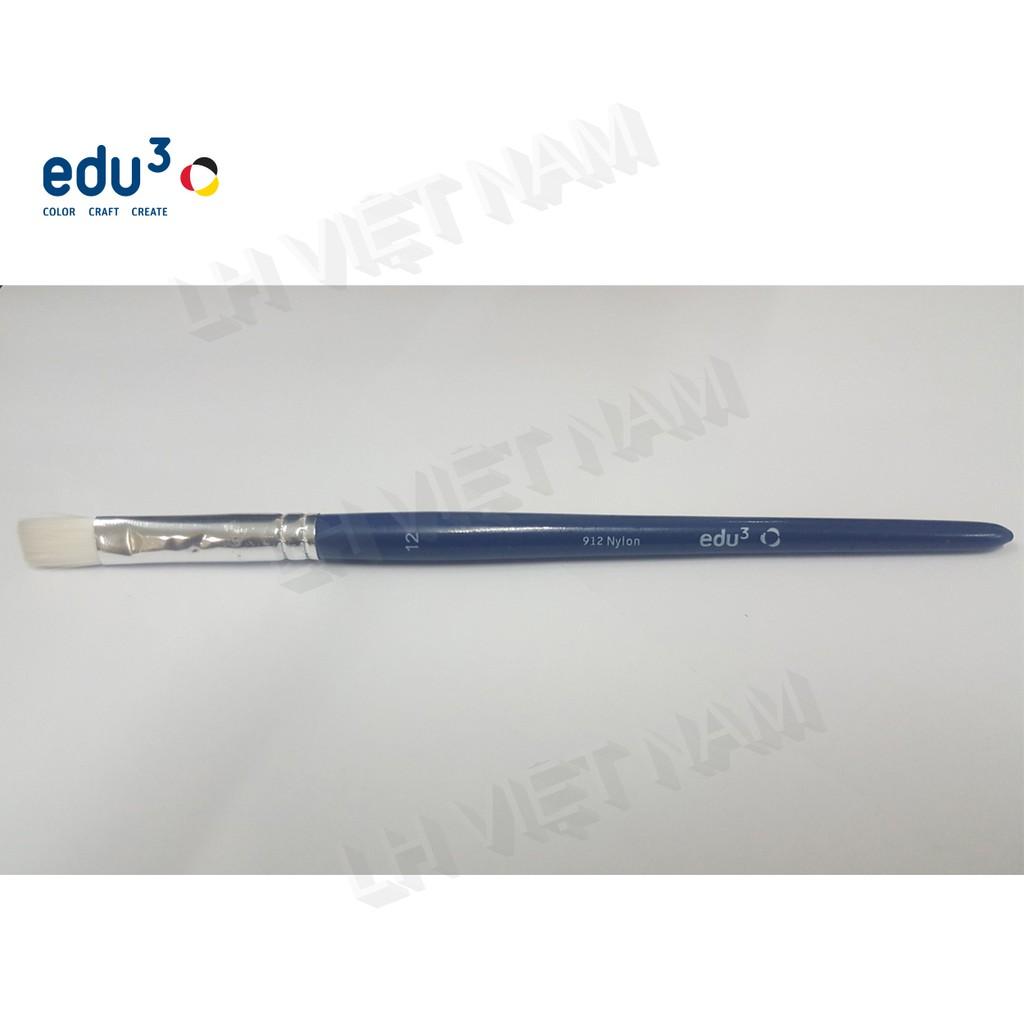 Cọ vẽ Edu3 TAKLON đầu dẹp - 91270