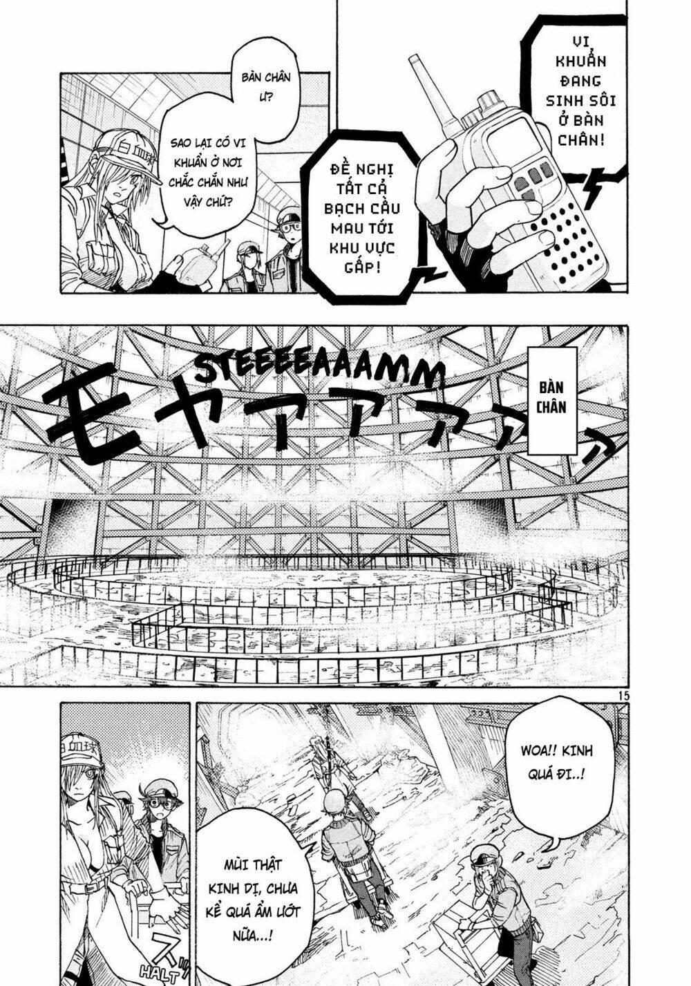 biệt đội tế bào black - hataraku saibou black chapter 6 15