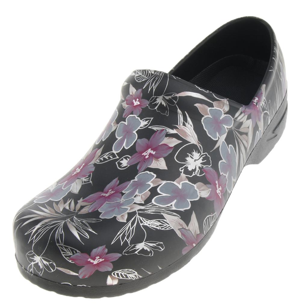 Unisex Women Men Slip On Work Clog Anti Slip Hospital Nursing Kitchen Chef Shoes