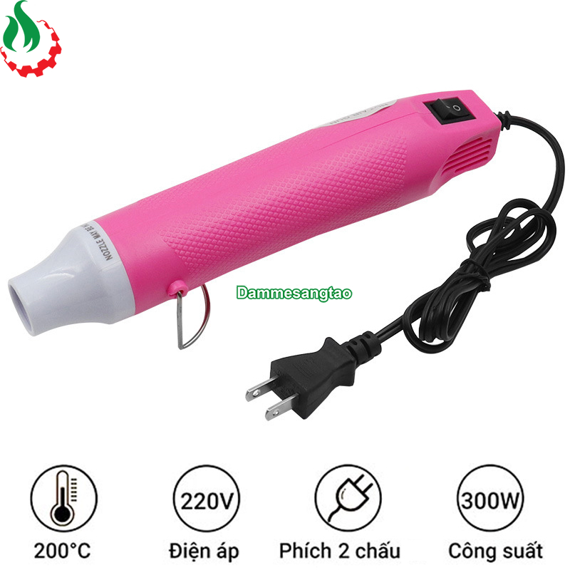 Máy khò nhiệt mini 220V 200°C 300W