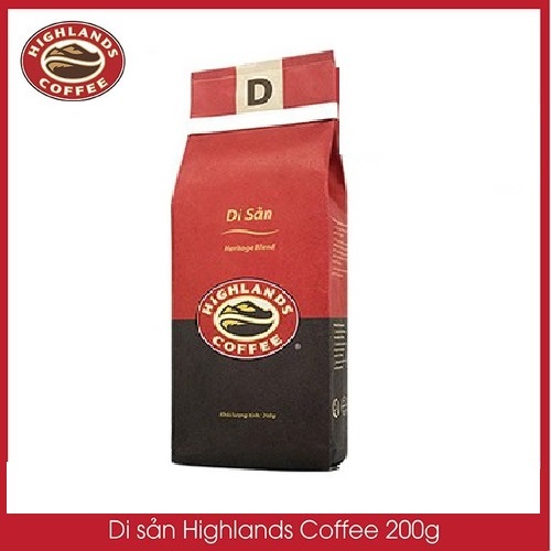 Cà phê Rang xay Di sản Highland Coffee 200g