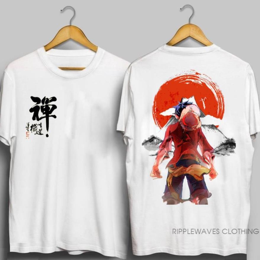BỘ SƯU TẬP 7 Áo thun in 2 Mặt Hình Luffy cực ngầu - Áo luffy - Áo thun nam nữ tay ngắn- Áo tay lỡ BST 002