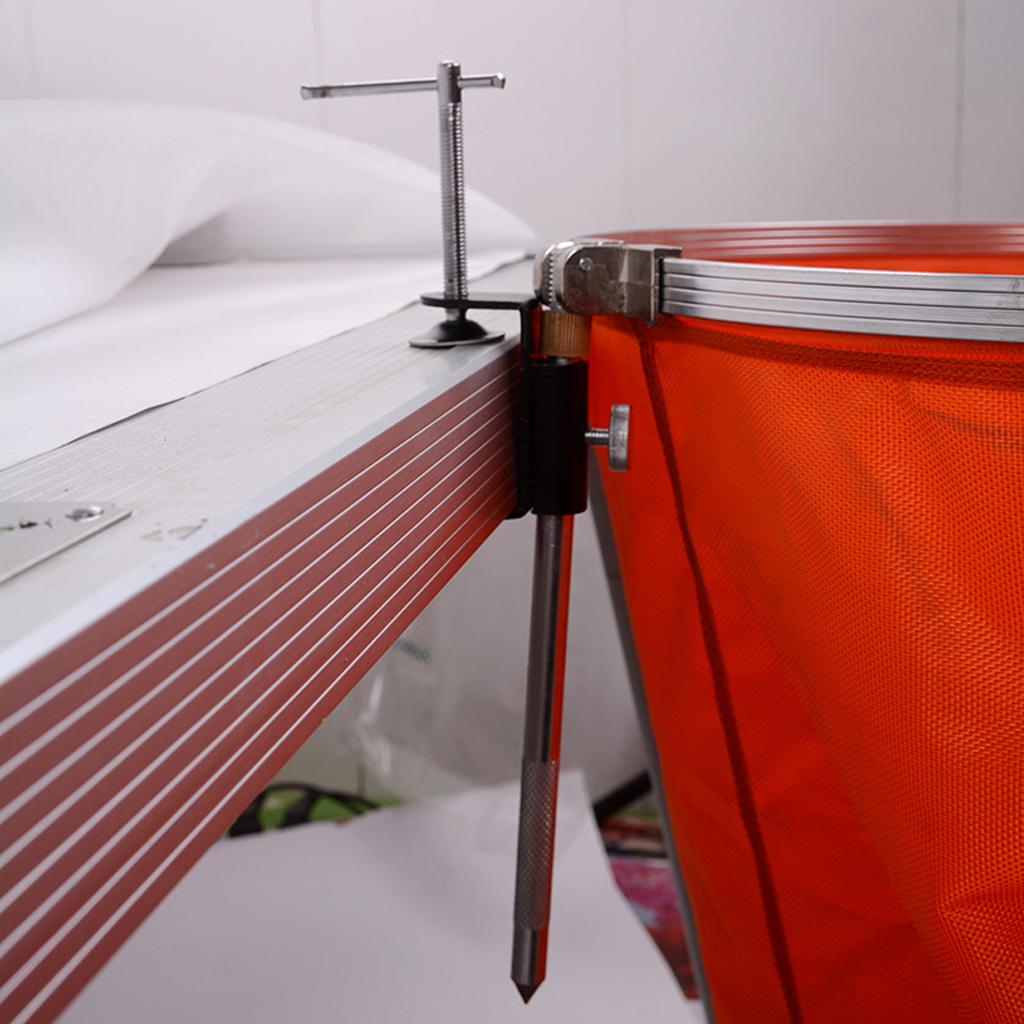 Adjustable Fishing Basket Holder Bracket Fishing Box Boat Umbrella Stand