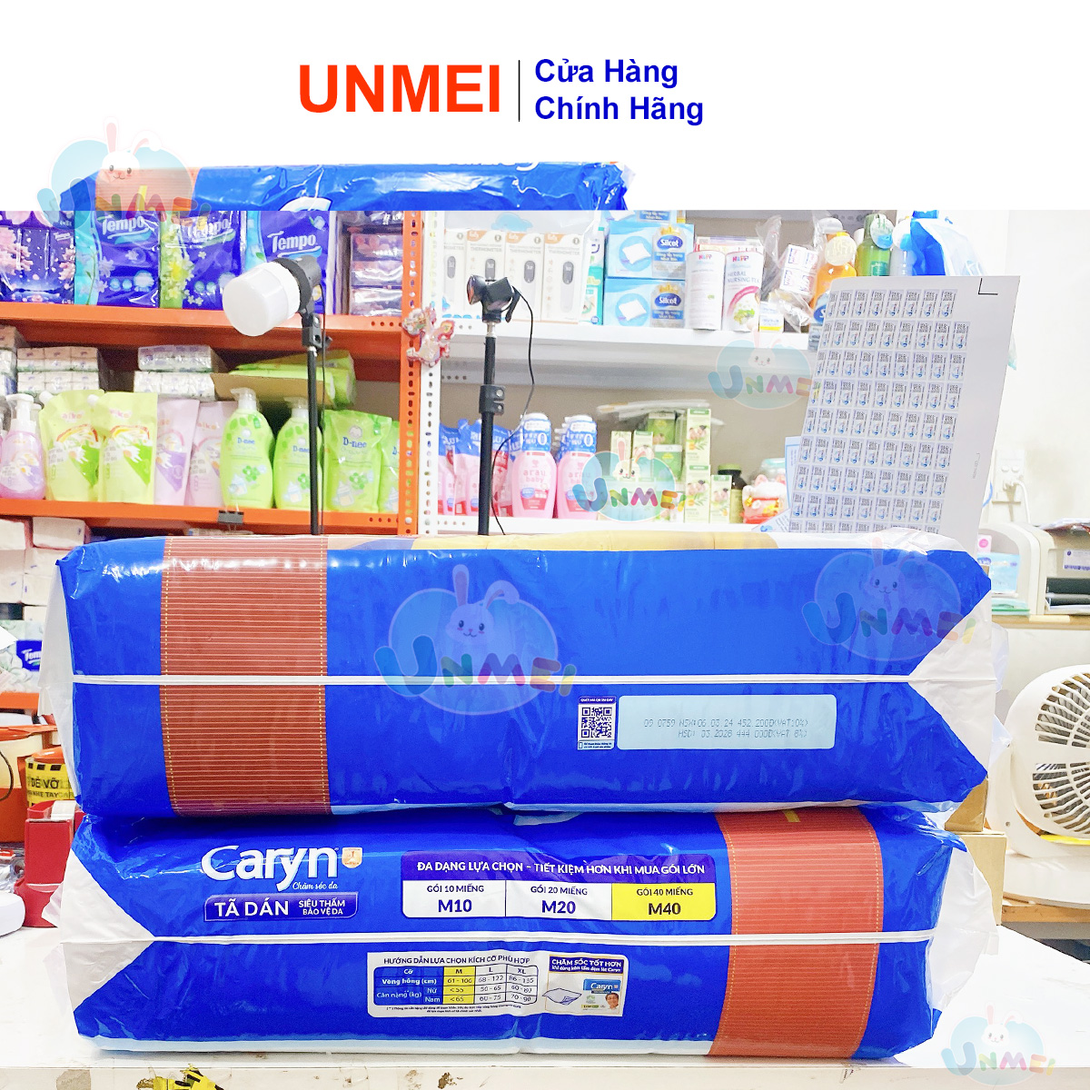 TÃ DÁN CARYN NGƯỜI GIÀ SIZE L40 MIẾNG