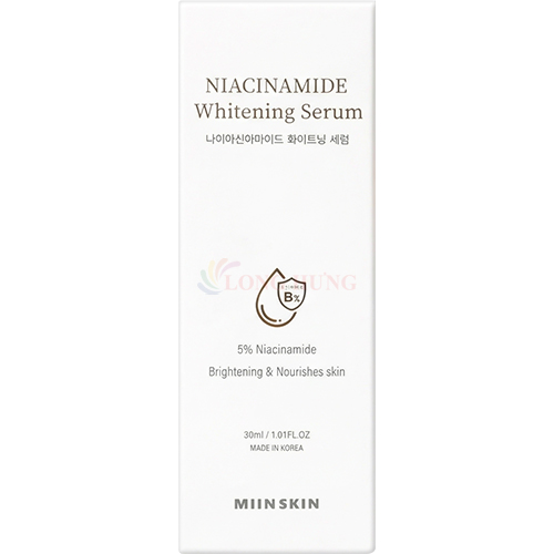 Tinh chất sáng da MIINSKIN 5% Niacinamide Whitening Serum (30ml) - Hàng chính hãng