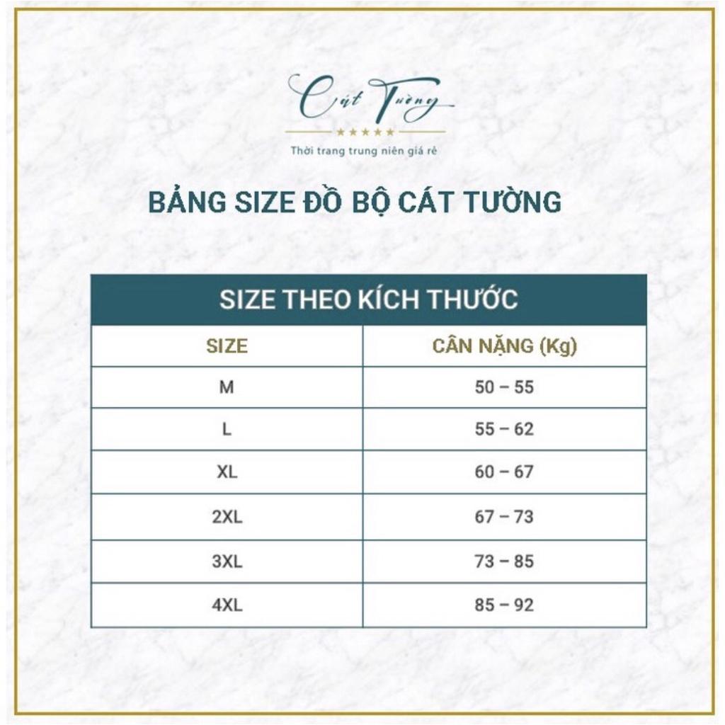 Thời trang Trung niên cao cấp - Áo kiểu Bigsize Trẻ trung , sang trọng - Thiết kế mới nhất 2021 - Bigsize Cát Tường