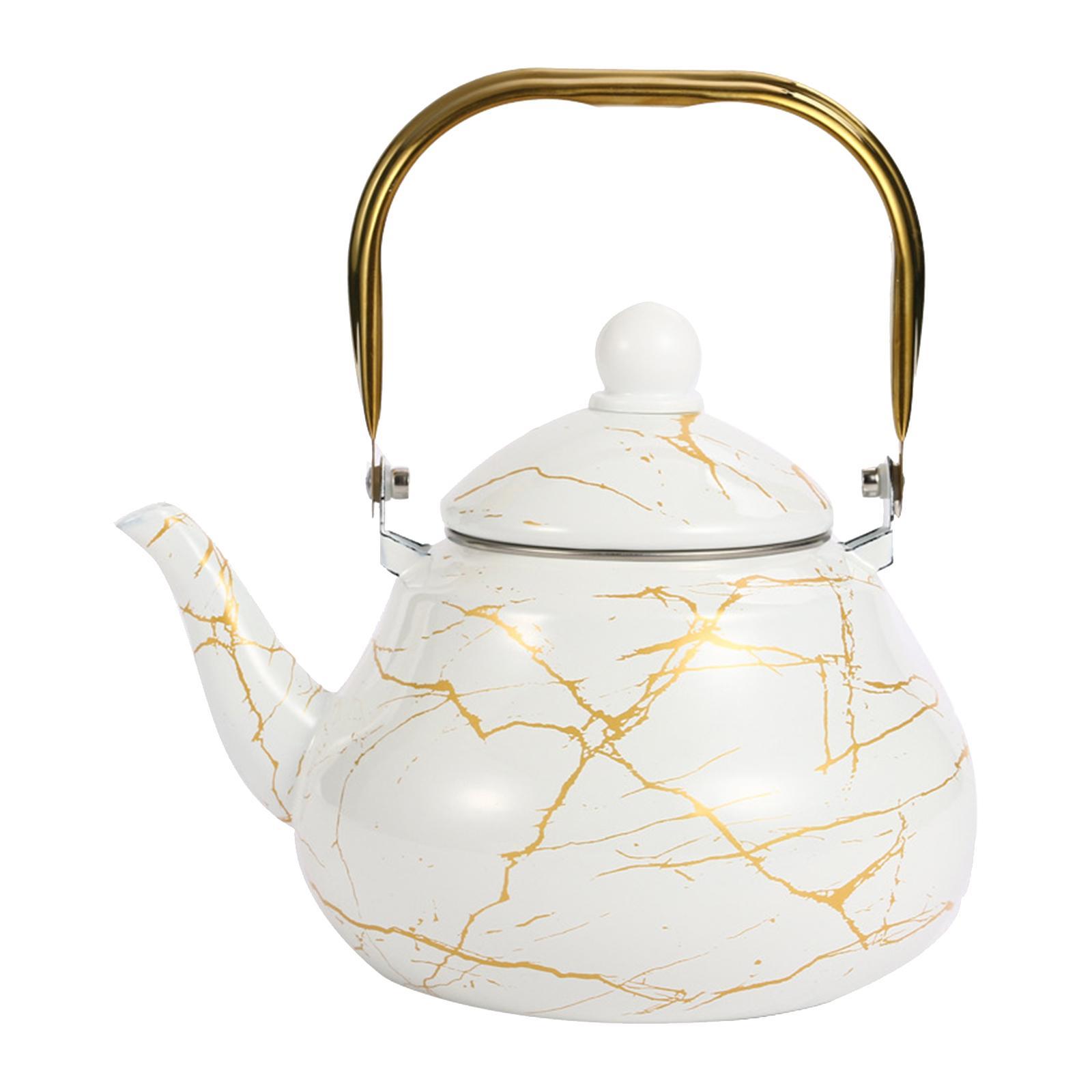 2L Capacity Tea Kettle Tea Pot Water Pot Ergonomic Handle for Home Restaurant