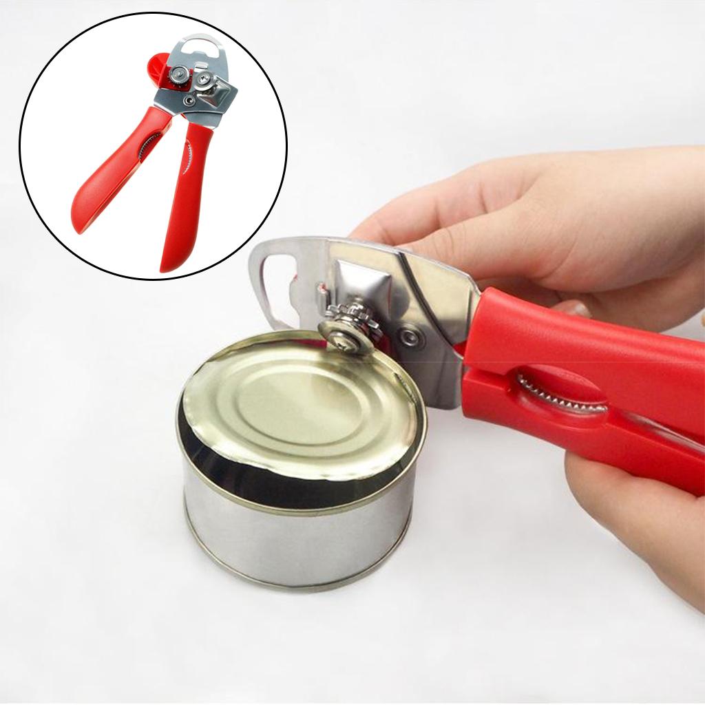 Can Opener Manual No-Trouble-Lid-Lift, Manual Deluxe Can Opener, Stainless Steel Bottle Openers Professional Jars & Tin Opener for Cans Kitchen Tools