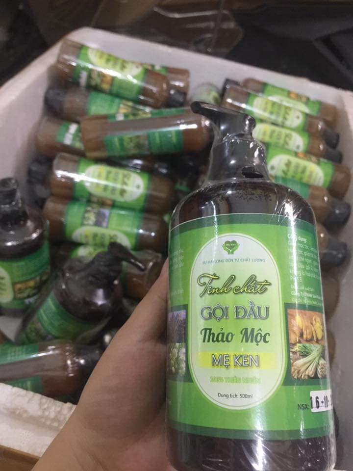 Bộ ba dầu gội thảo mộc Mẹ Ken chai lớn 500ml tặng 1 chai gội nhỏ 250ml