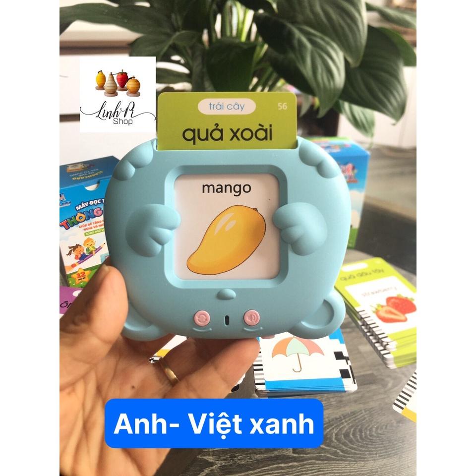 Máy đọc từ vựng Anh - Việt không sóng điện từ đồ chơi thông minh thẻ flashcard Tiếng Anh 224 từ vựng