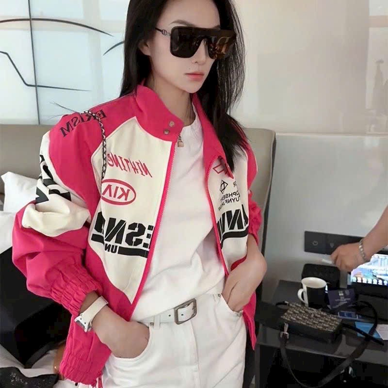 Áo Khoác Dù UNVESNO LOGO Nam Nữ Ulzzang Unisex Form Rộng Bomber TRƠN Jacket (Ảnh thật/ Có sẳn), áo khoác bomber bòng chày cổ cao thể thao chống nắng chống nước