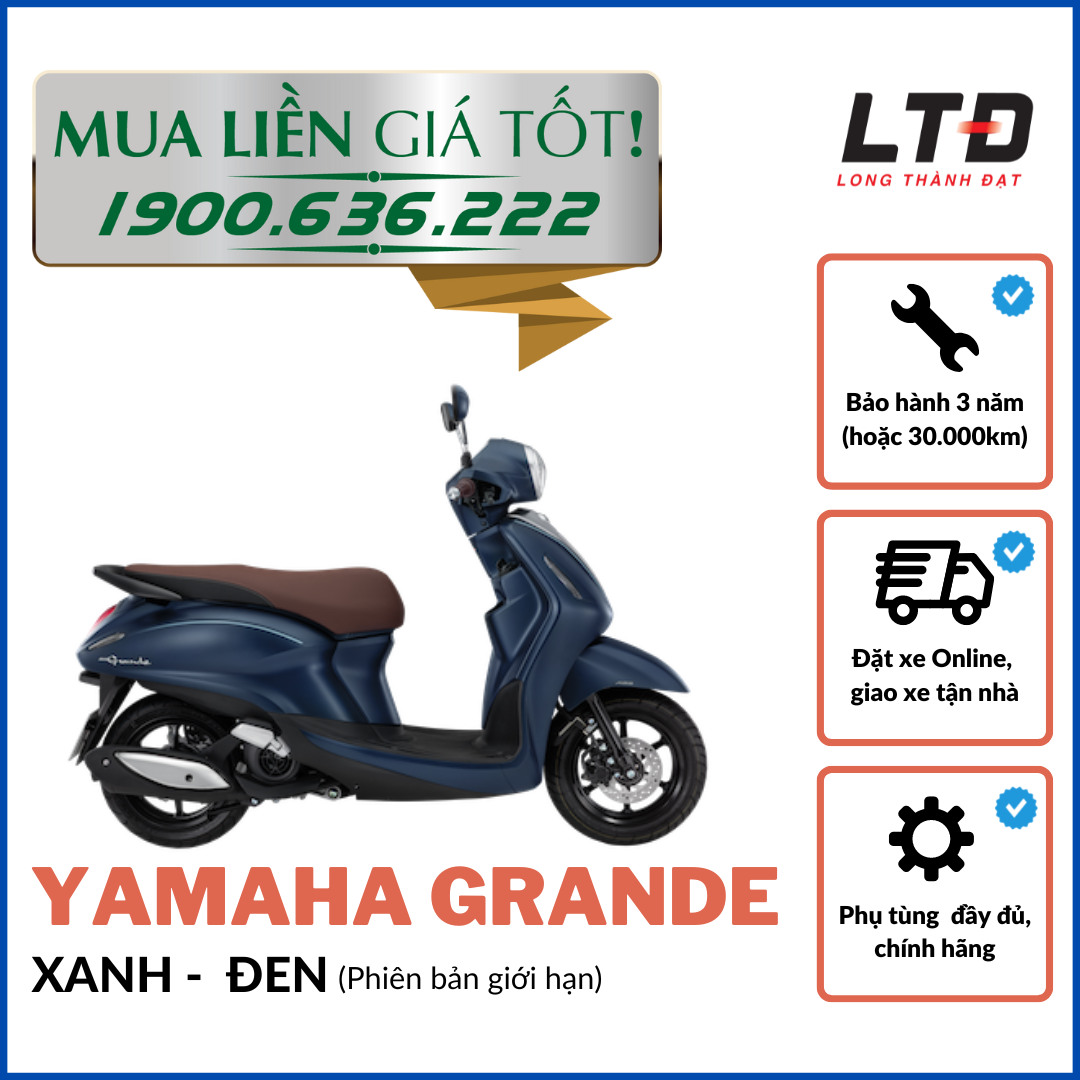 - Yamaha Grande hoàn toàn mới - Bản giới hạn