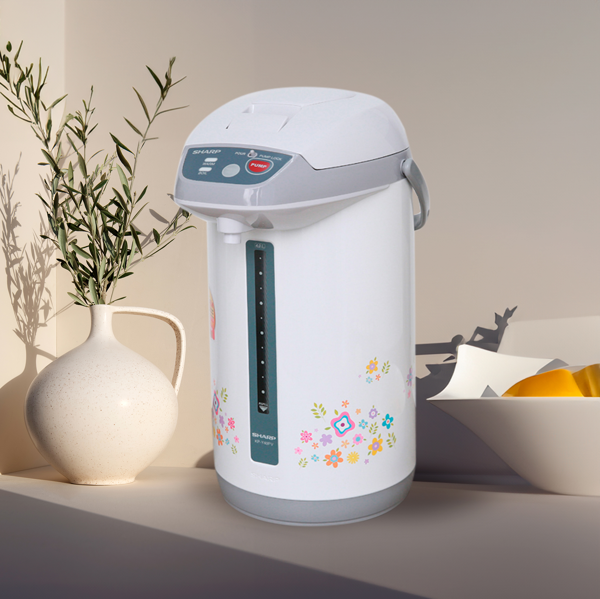 Bình thủy điện Sharp 4 lít KP-Y40PV-CU - Hàng chính hãng