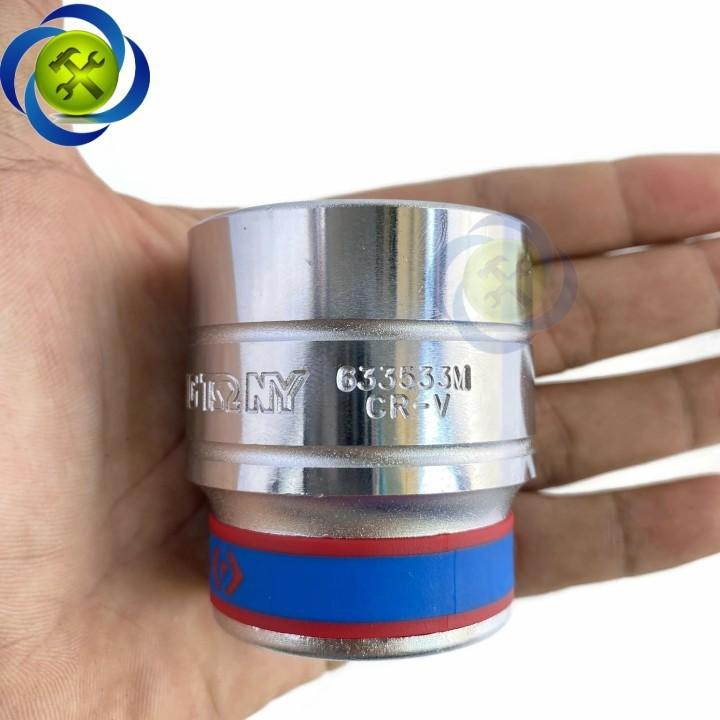 Tuýp 33mm loại 3/4 Kingtony 633533M loại ngắn 6 cạnh màu trắng