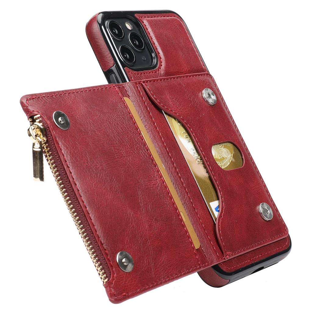 Cho Apple iPhone 11 /11ProMax XS Max XR 7Plus / 8Plus 7 / 8 /SE Ốp lưng dạng ví da lật dành