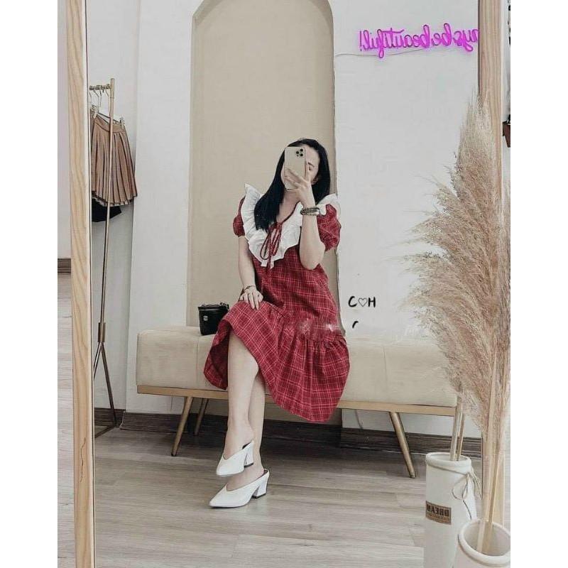 [Hàng loại 1]Đầm Bầu Váy Bầu cao cấp dáng Xuông Chất Lụa Hàn Mềm, siêu mát Thấm Mồ Hôi Tốt, Freesize từ 45 đến 70Kg