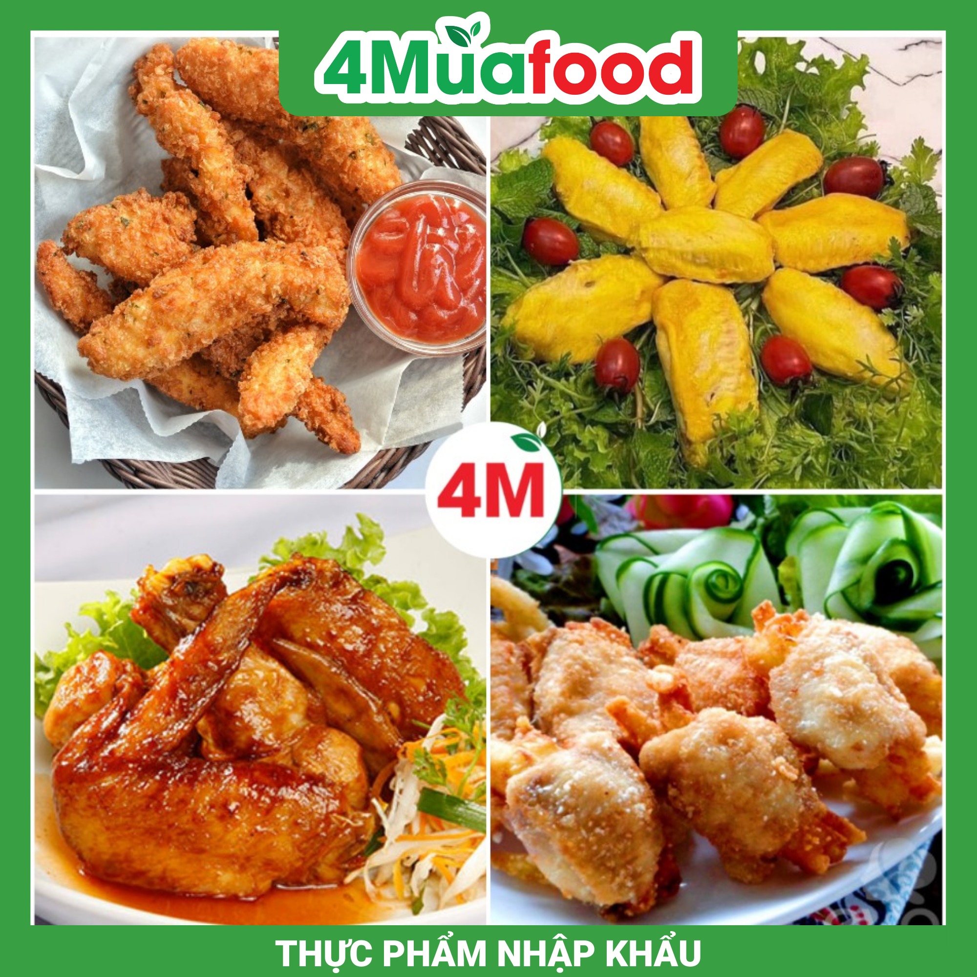 - cánh gà khúc giữa - 1kg