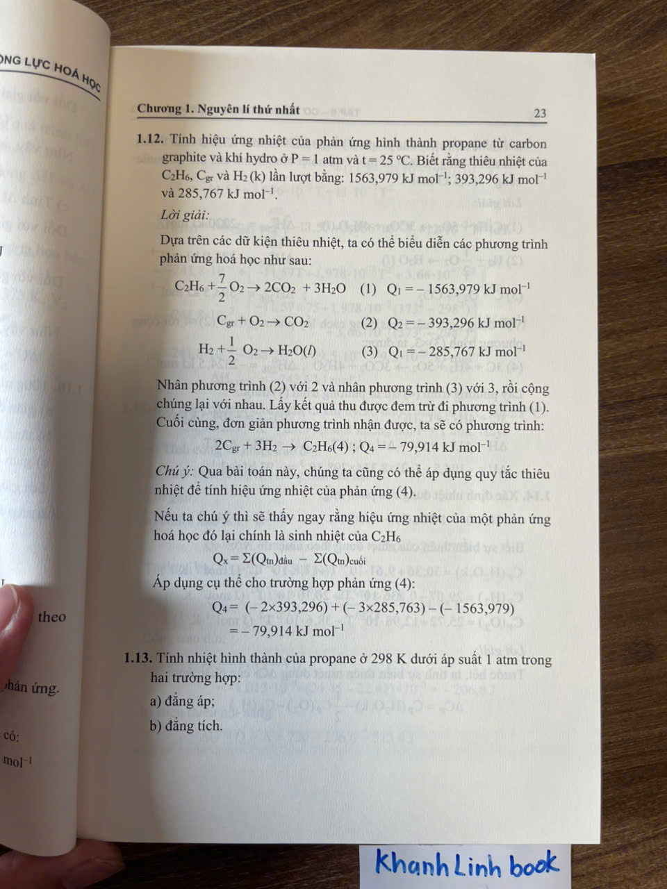 Sách - Bài tập Hoá lí (Tập I + Tập II): Cơ sở nhiệt động lực học và Cơ sở Hoá học lượng tử